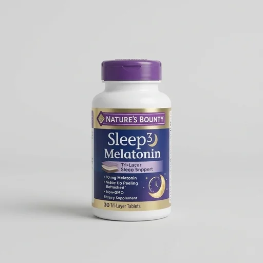 Nature's Bounty Sleep3 Melatonin Tri-Layer Sleep Support