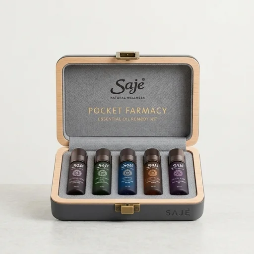 Saje Pocket Farmacy Essential Oil Remedy Kit